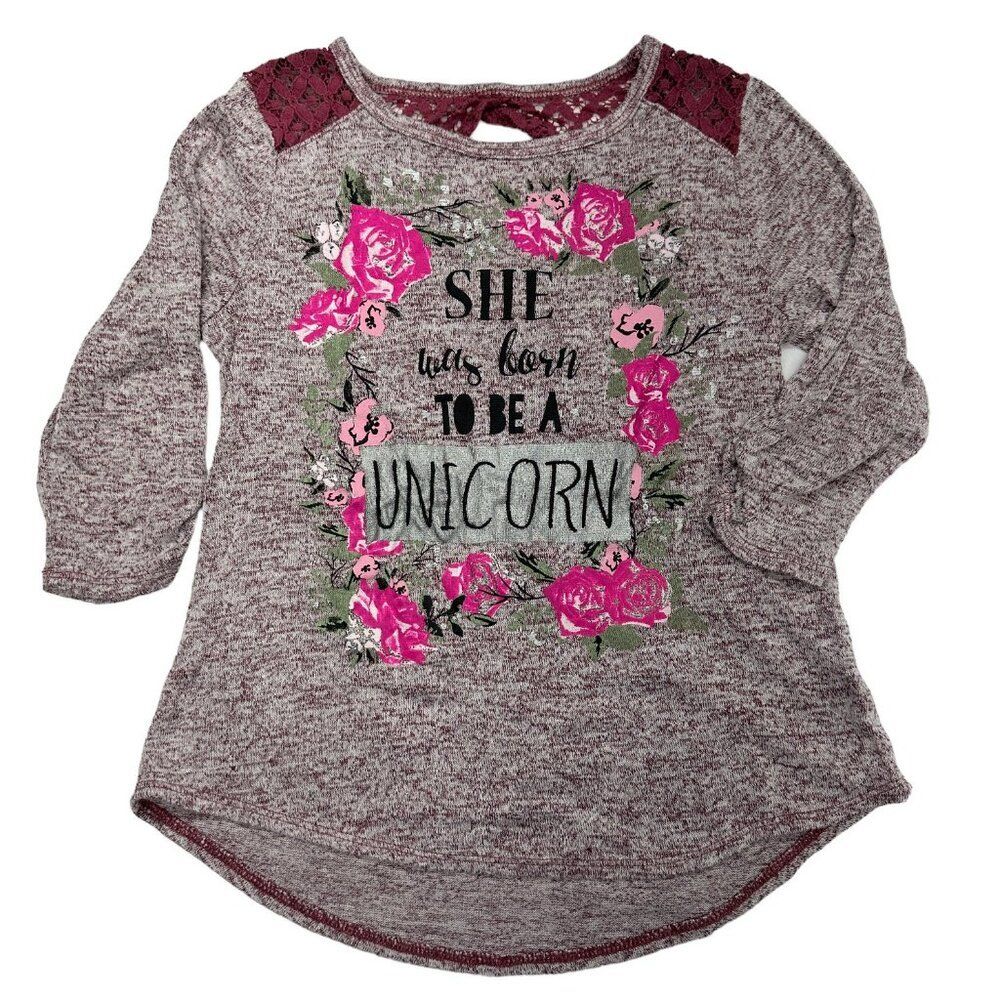 Arizona Jeans She Was Born To Be A Unicorn Sweater (L/14)